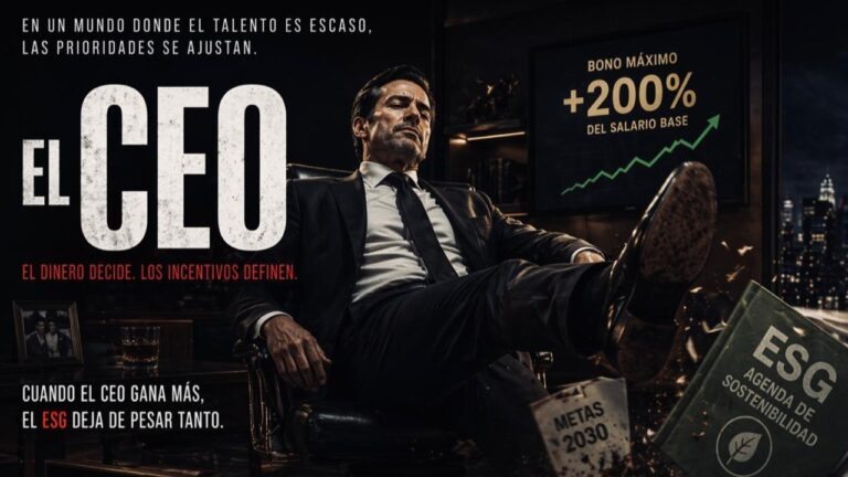 Cuando los CEOs ganan más, el ESG pesa menos