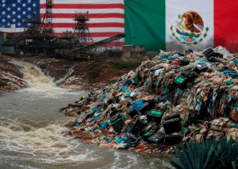 EE.UU. usa a México como basurero: alerta de la ONU por crisis tóxica