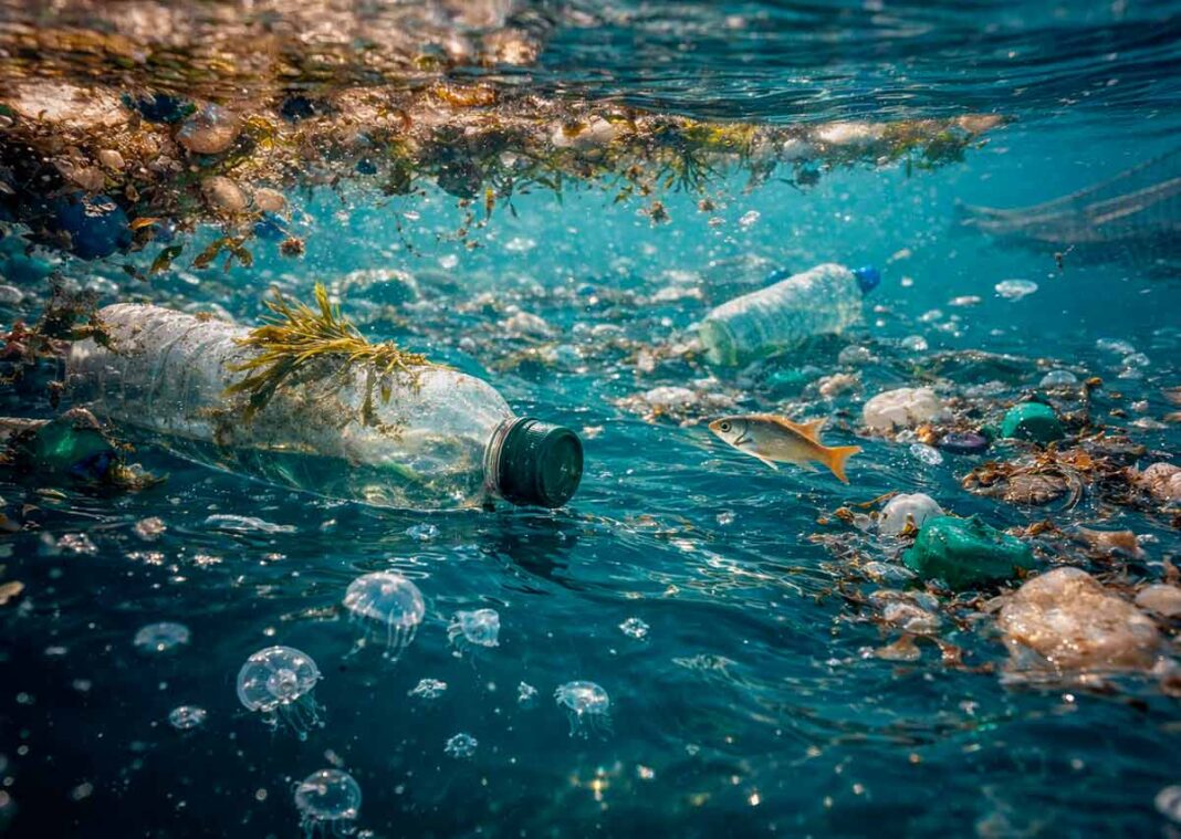 retirar el plástico del mar