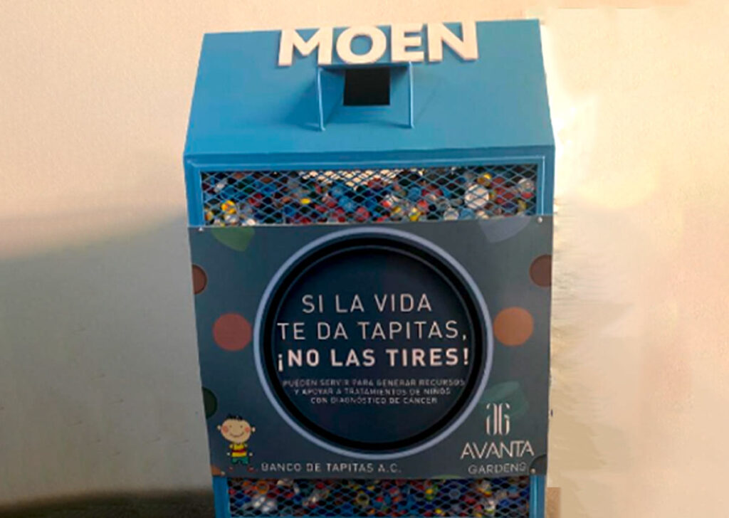 Moen y Banco de Tapitas