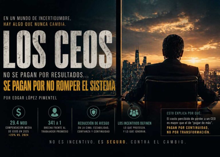 No les pagan por resultados… les pagan por no romper el sistema