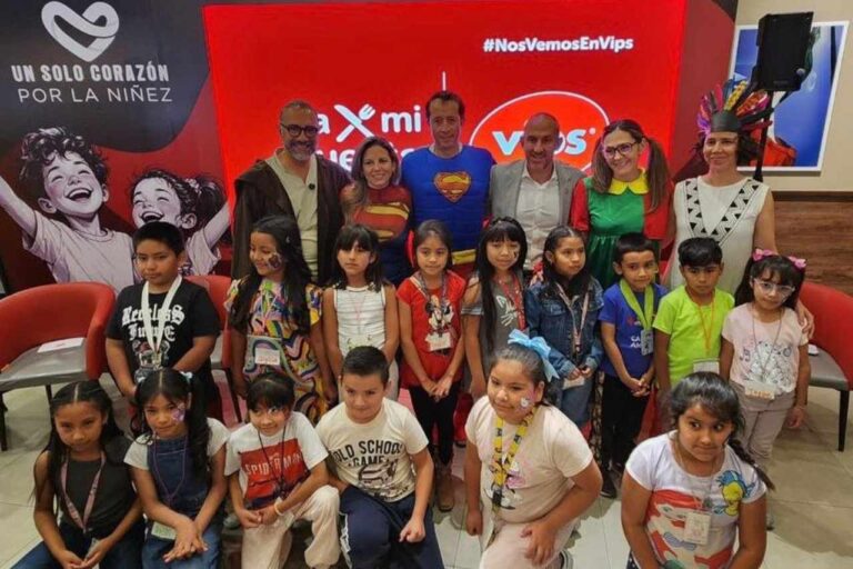 Vips presentó “Un solo Corazón por la niñez” iniciativa con la que brindará alimento a más de 3 mil niñas y niños