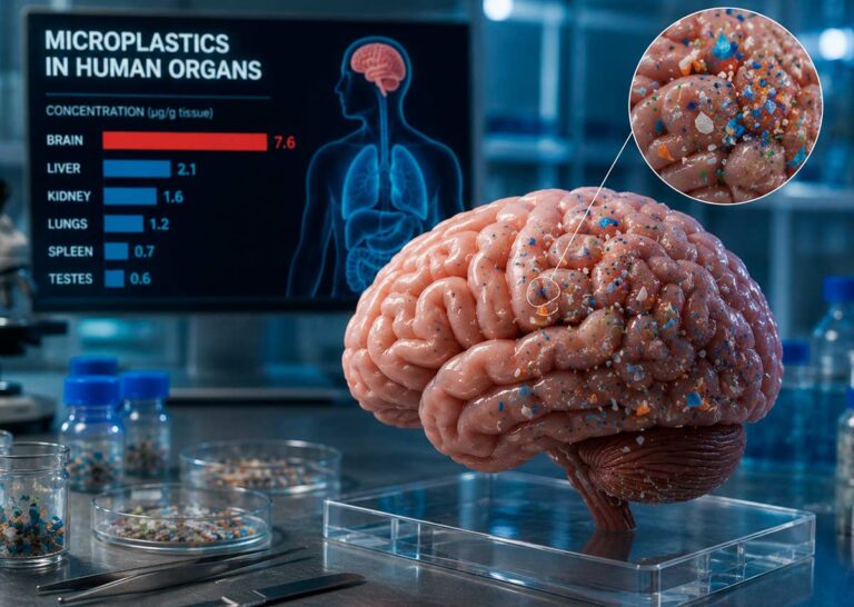Los cerebros humanos están acumulando niveles de microplásticos nunca antes vistos