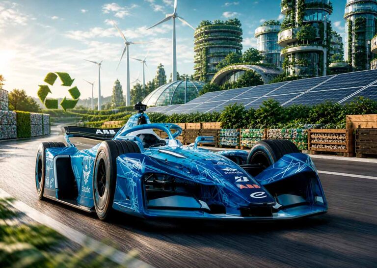 Fórmula E lanza el Gen4: el primer auto de carreras del mundo cero residuos