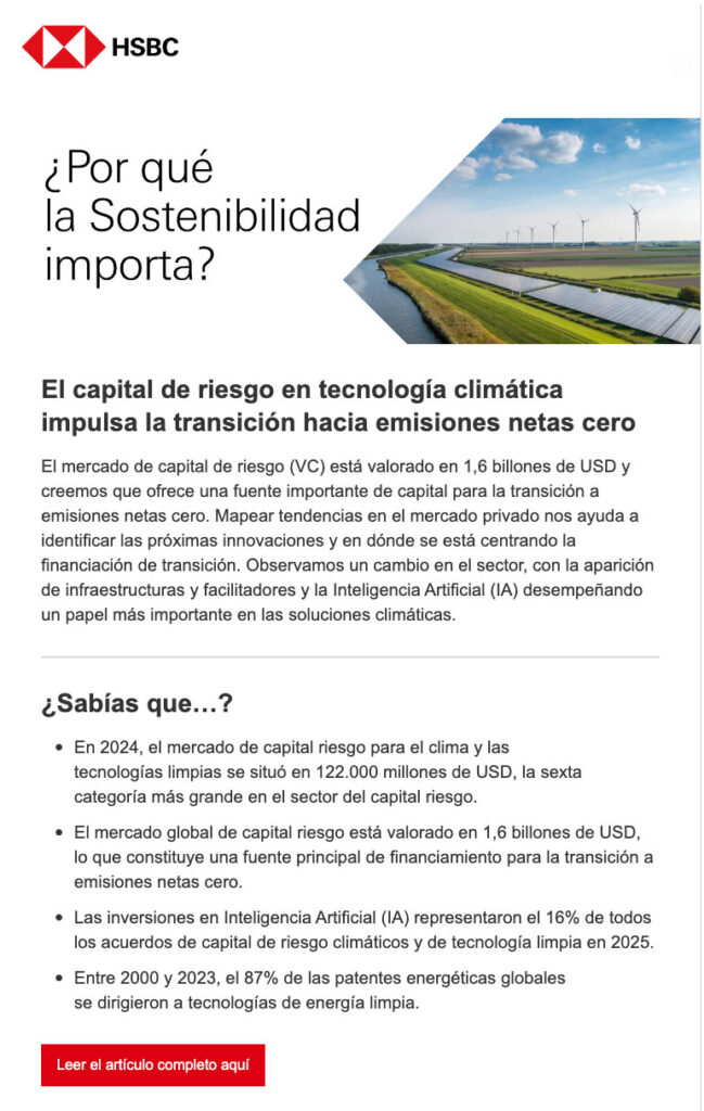 ejemplo de Marketing Digital sostenible