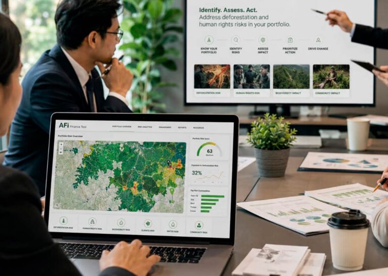 ONG lanzan herramienta contra riesgos de deforestación y derechos humanos
