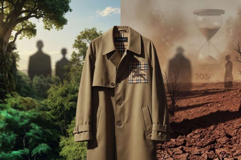 Burberry retrasa hasta 2050 su meta de cero emisiones: ¿fracaso climático o ajuste inevitable?