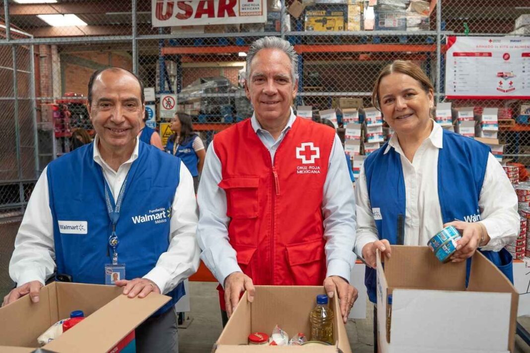 Cruz Roja Mexicana y Walmart