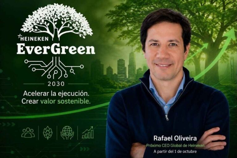 Heineken N.V. anuncia a Rafael Oliveira como nuevo CEO, ¿qué hay detrás?