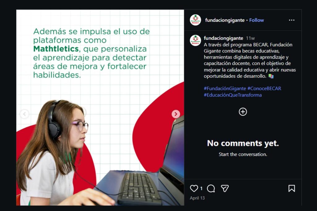 becas de Fundación Gigante