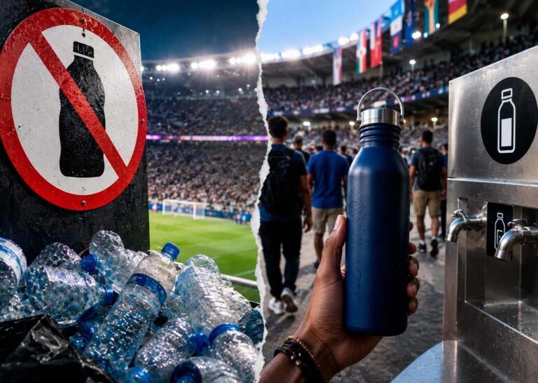 La FIFA desata polémica por restringir el uso de botellas de agua reutilizables