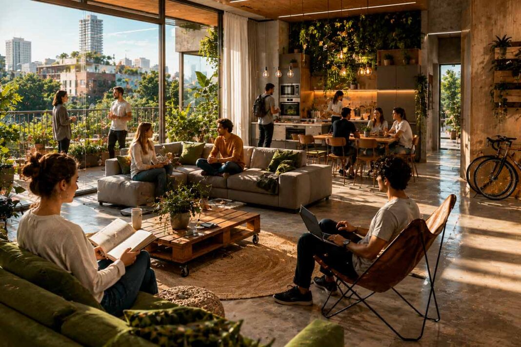 qué es el coliving