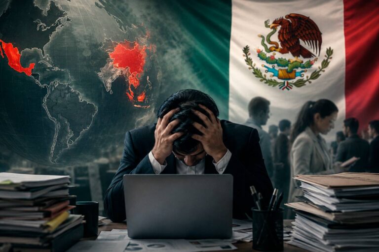 México ocupa el tercer lugar mundial en estrés laboral y afecta 6 de cada 10 trabajadores