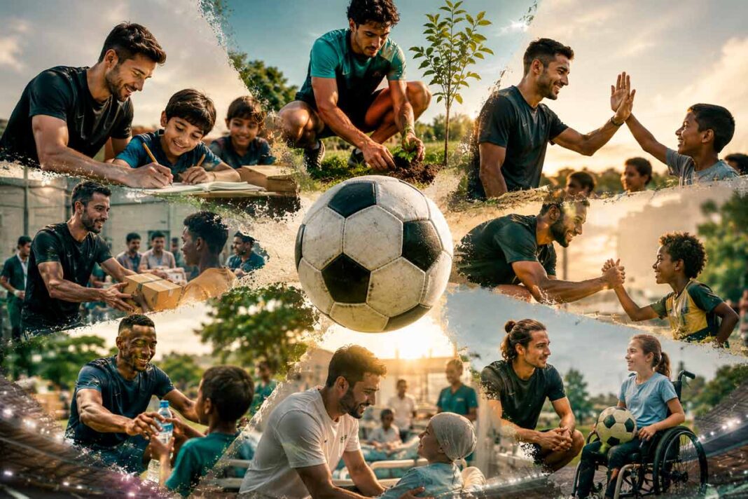 futbolistas que apoyan causas sociales