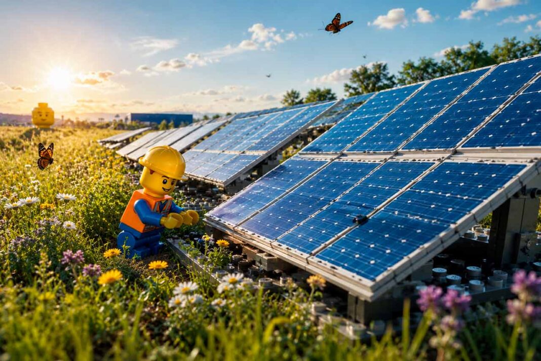 parque solar LEGO