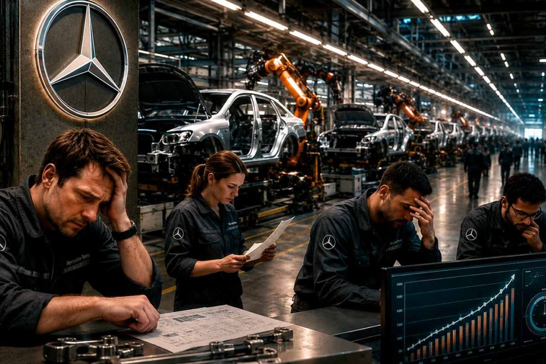 trabajadores de Mercedes-Benz