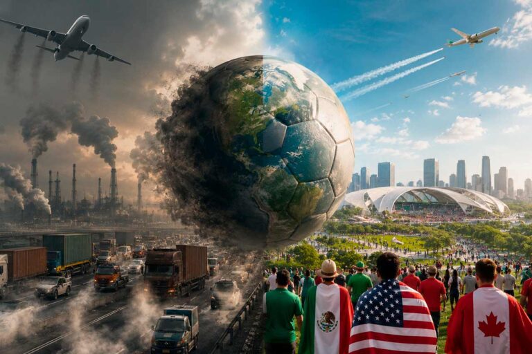 ¿Por qué la huella de carbono del Mundial 2026 podría duplicar la de Qatar 2022?