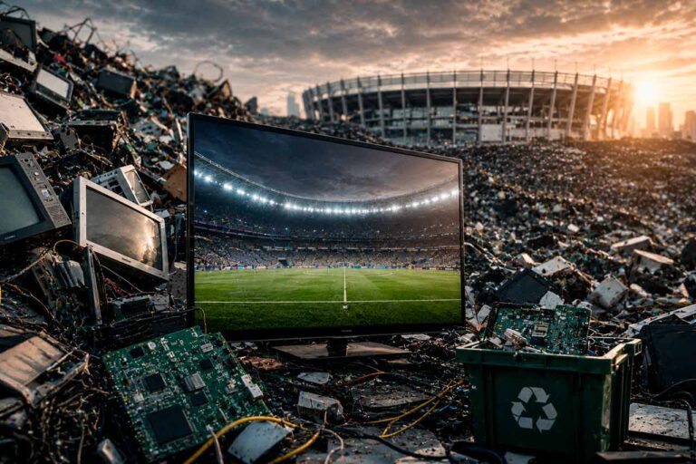 ¿Un televisor nuevo para el Mundial? Tendencia podría estar agravando la crisis de residuos electrónicos