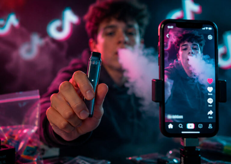 ¿Cómo TikTok está contribuyendo a normalizar el vapeo ilegal entre los jóvenes?