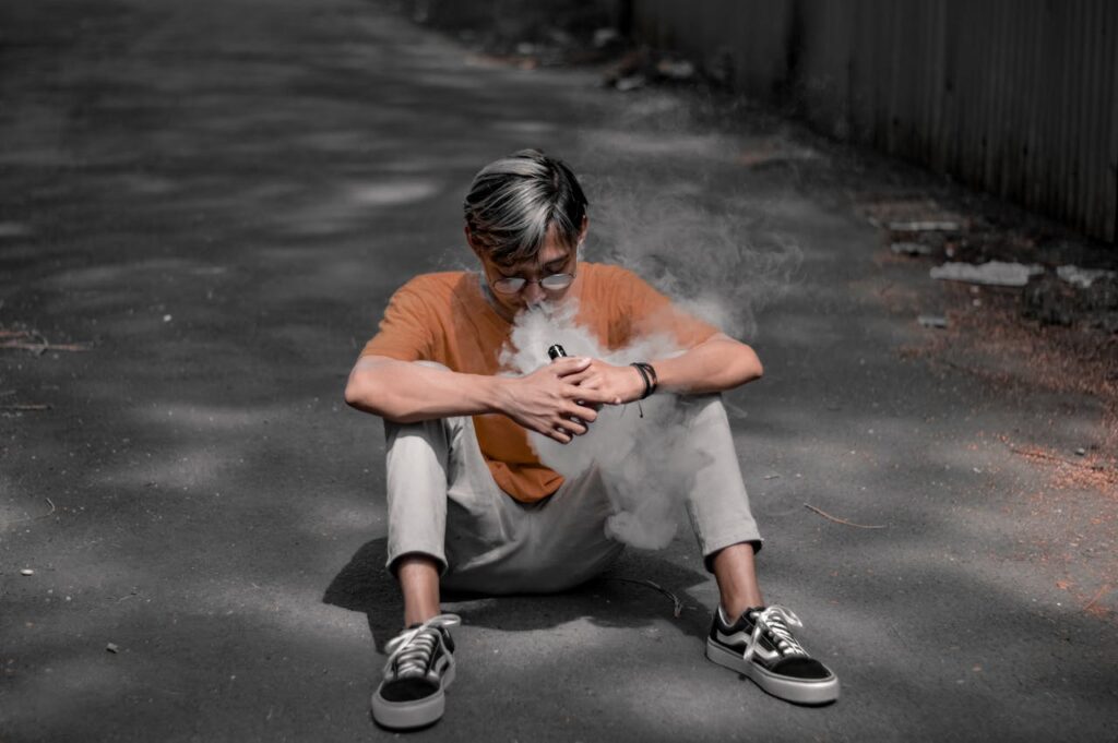 vapeo ilegal en TikTok