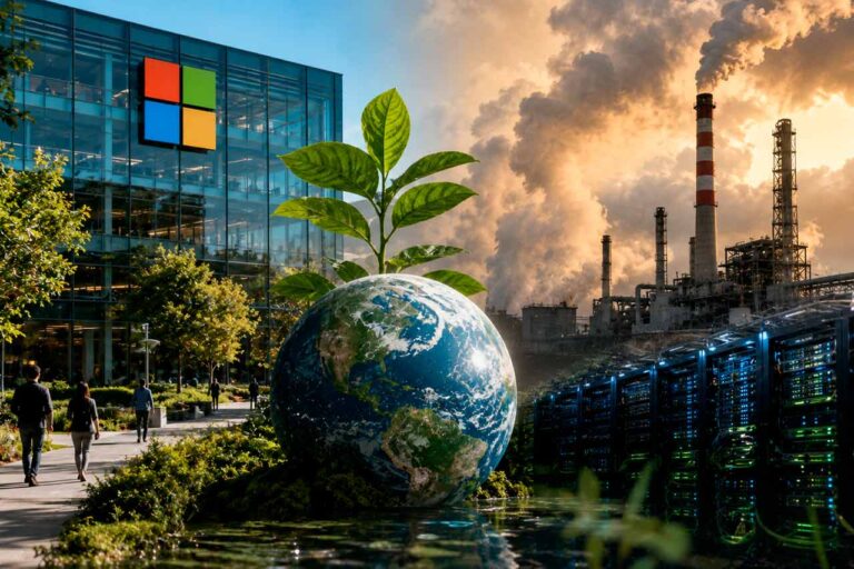 Microsoft y el reto de cumplir sus metas ambientales: su huella aumenta 25%