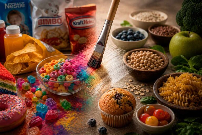 Colorantes artificiales tienen fecha de salida: Nestlé, Bimbo y Kraft Heinz fijan 2027