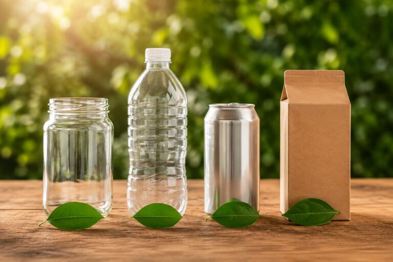¿Vidrio, plástico, aluminio o cartón? ¿Cuál tiene menor impacto ambiental?