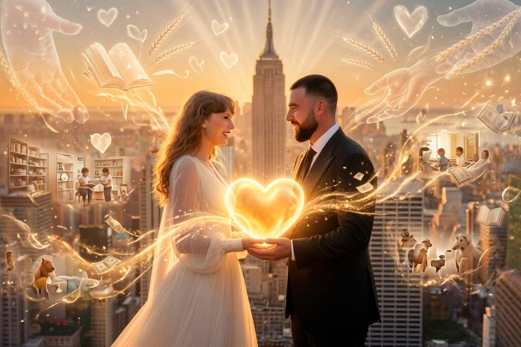 donaciones de Taylor Swift y Travis Kelce