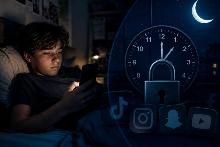 ¿Qué es el toque de queda en las redes sociales para los adolescentes?