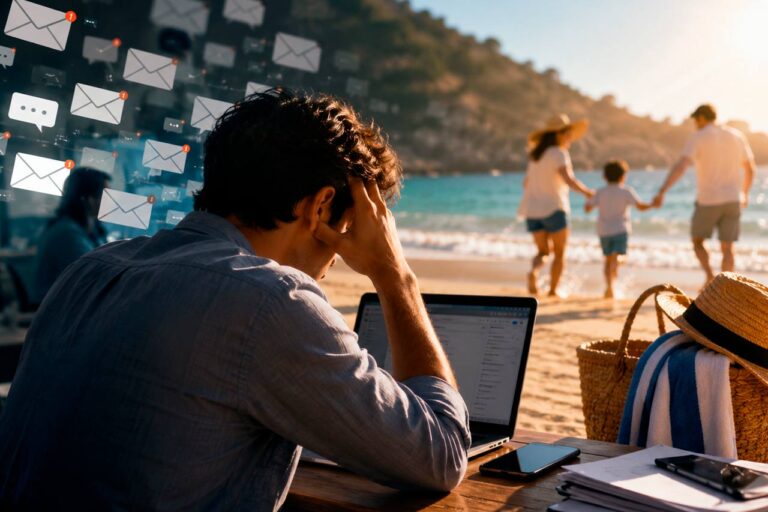 La desconexión laboral aún es una deuda: 7 de cada 10 mexicanos no descansan en vacaciones