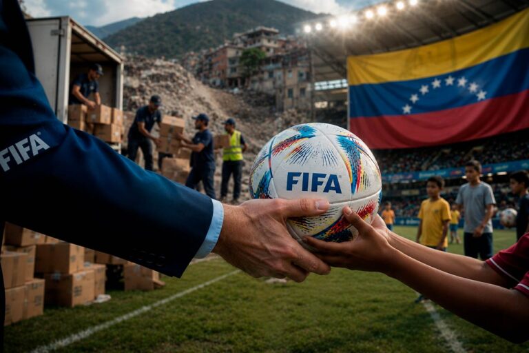 La RSE también se juega en la cancha: FIFA dona 1 MDD a Venezuela