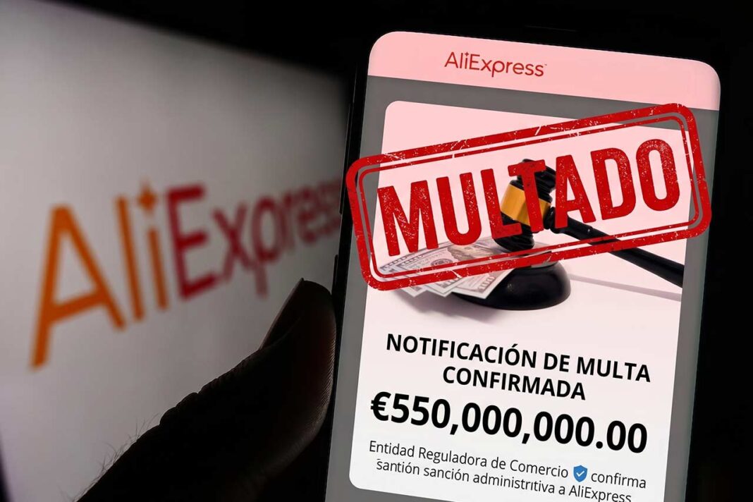multa histórica para AliExpress