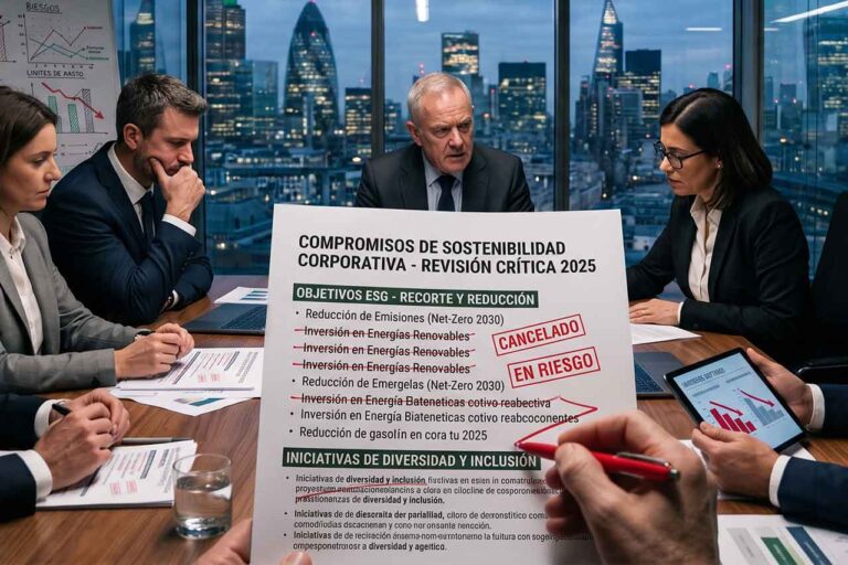 7 de cada 10 líderes en sostenibilidad anticipan retrocesos en compromisos ESG