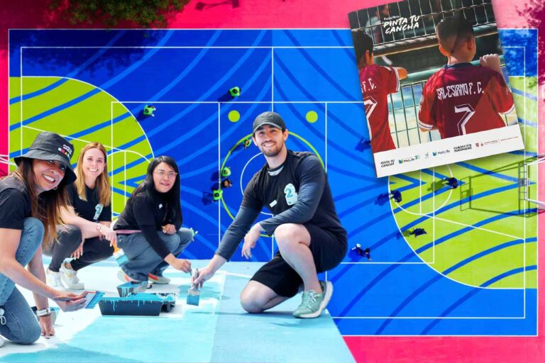 Pinta tu Cancha, Fundación MetLife presenta el fotolibro que documenta cómo transforma comunidades
