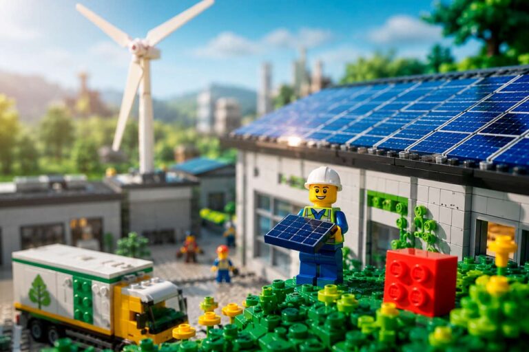 ¿Qué está haciendo LEGO para reducir sus emisiones? 3 cambios están transformando su operación