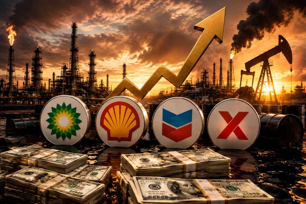 ganancias de grandes petroleras