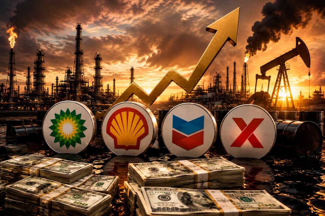 ganancias de grandes petroleras