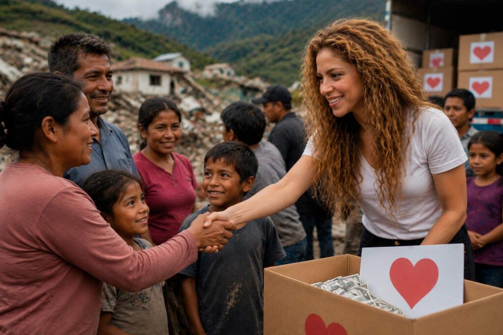 donación de Shakira