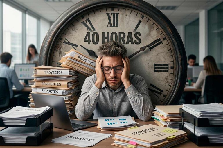 Menos horas, más sobrecarga laboral: el riesgo que enfrenta la jornada de 40 horas