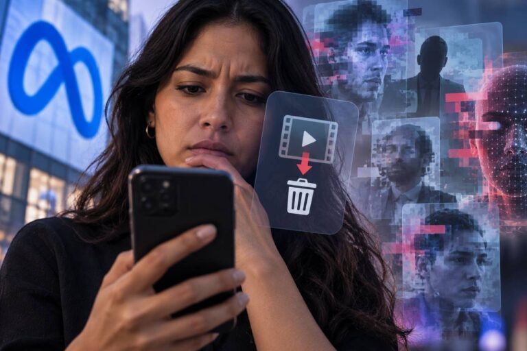 Meta eliminó videos generados con IA, pero enfrenta críticas por su protección contra deepfakes