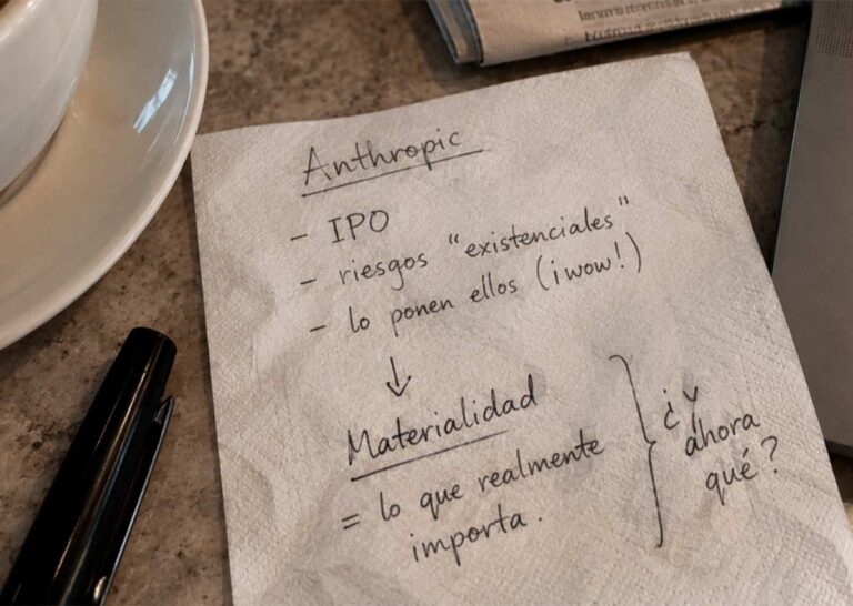 Anthropic: un buen caso para entender qué es la materialidad y para qué sirve