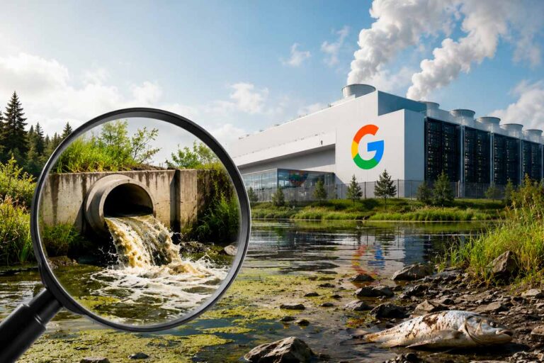 Google enfrenta investigación penal por posibles daños ambientales en un centro de datos