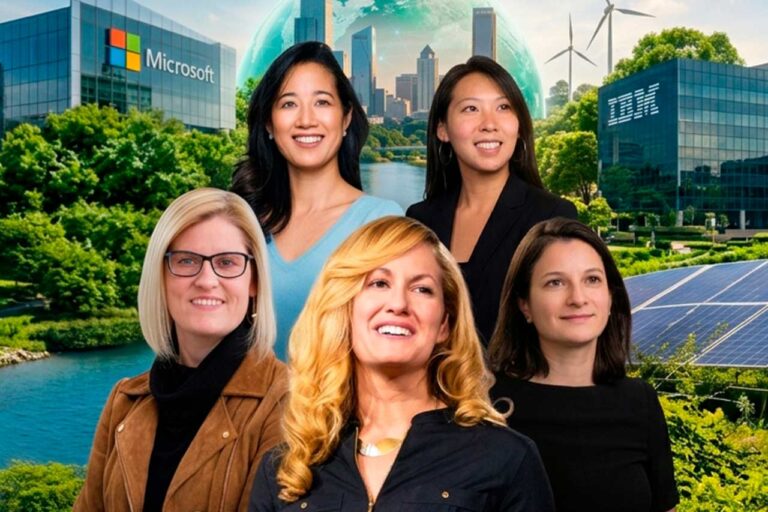 De Microsoft a IBM: 10 líderes que están impulsando la sostenibilidad en tecnología